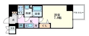 プレサンス心斎橋レヨンの物件間取画像